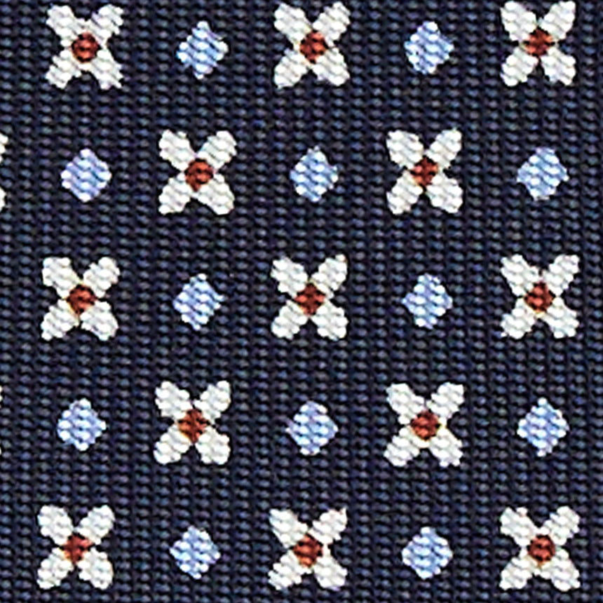 DARK BLUE EXTRA LONG SARTORIAL SILK TIE