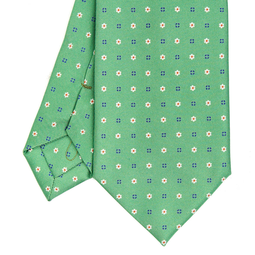 GREEN EXTRA LONG SARTORIAL SILK TIE