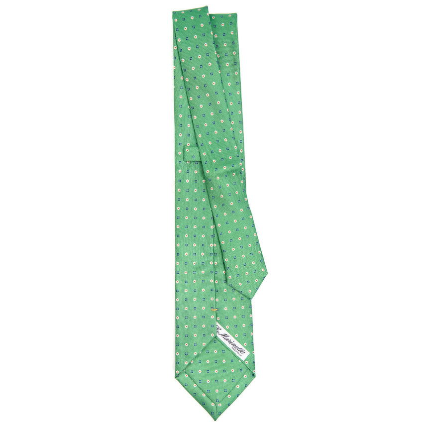 GREEN EXTRA LONG SARTORIAL SILK TIE