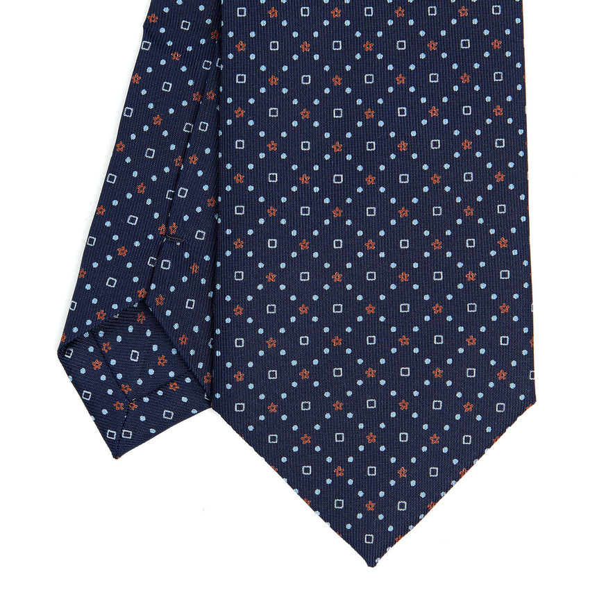 DARK BLUE EXTRA LONG SARTORIAL SILK TIE