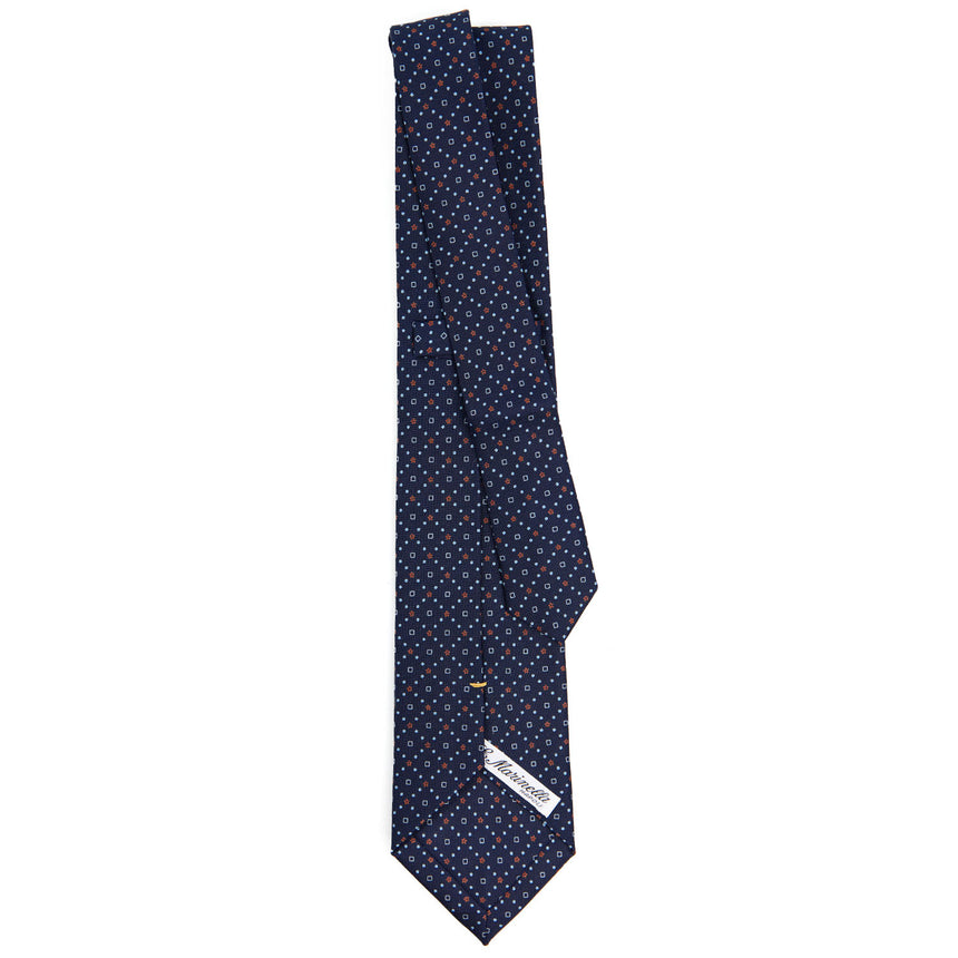 DARK BLUE EXTRA LONG SARTORIAL SILK TIE