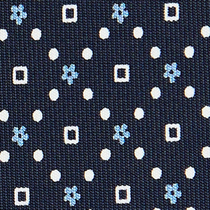 DARK BLUE EXTRA LONG SARTORIAL SILK TIE