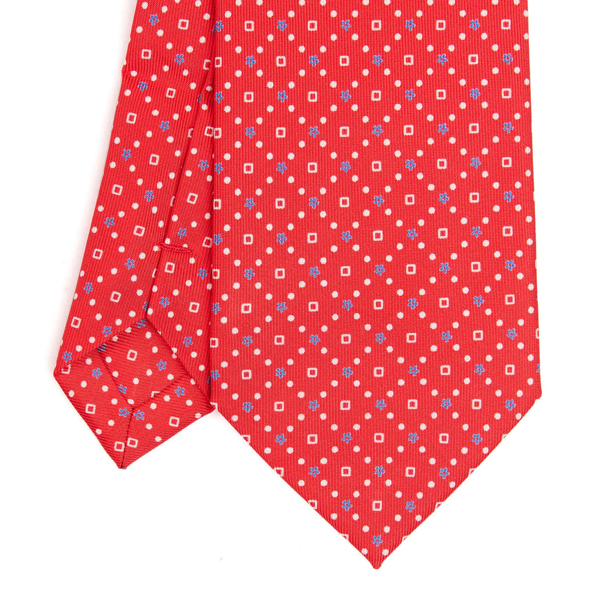 RED EXTRA LONG SARTORIAL SILK TIE