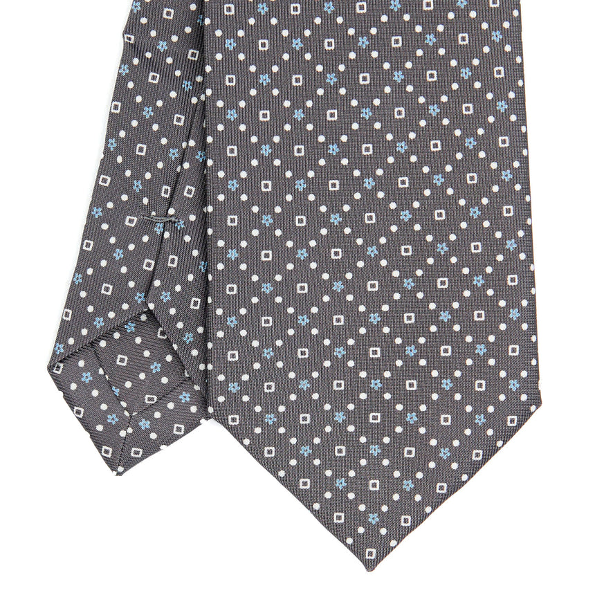 DARK GREY EXTRA LONG SARTORIAL SILK TIE