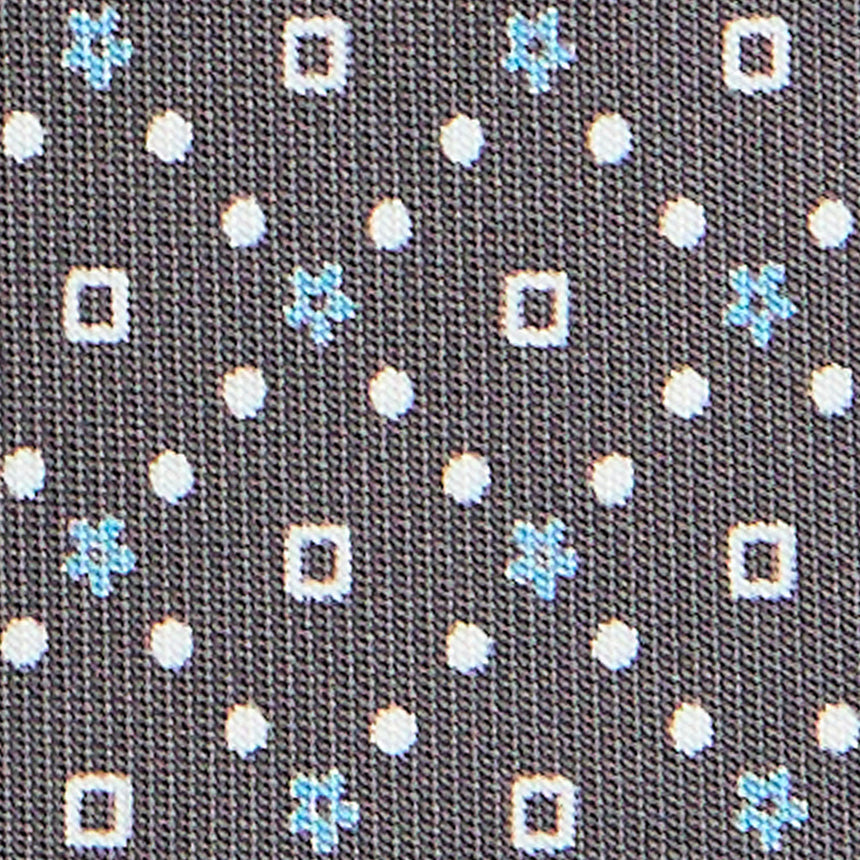 DARK GREY EXTRA LONG SARTORIAL SILK TIE