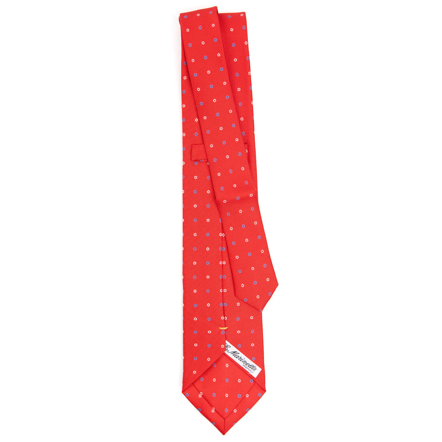 RED EXTRA LONG SARTORIAL SILK TIE