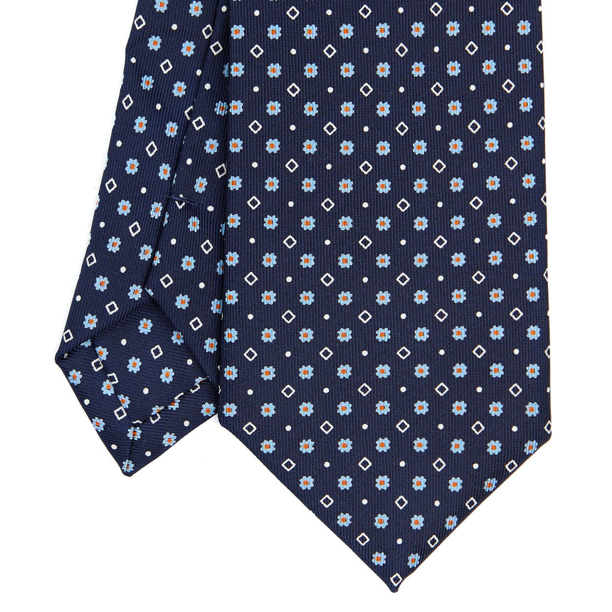 DARK BLUE EXTRA LONG SARTORIAL SILK TIE