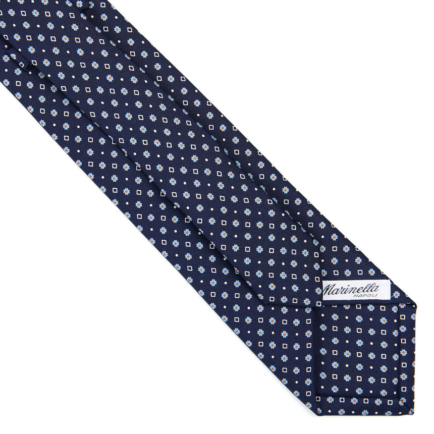 DARK BLUE EXTRA LONG SARTORIAL SILK TIE