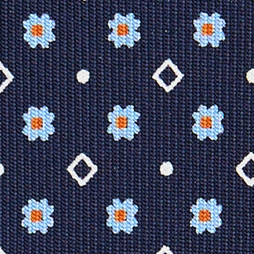 DARK BLUE EXTRA LONG SARTORIAL SILK TIE