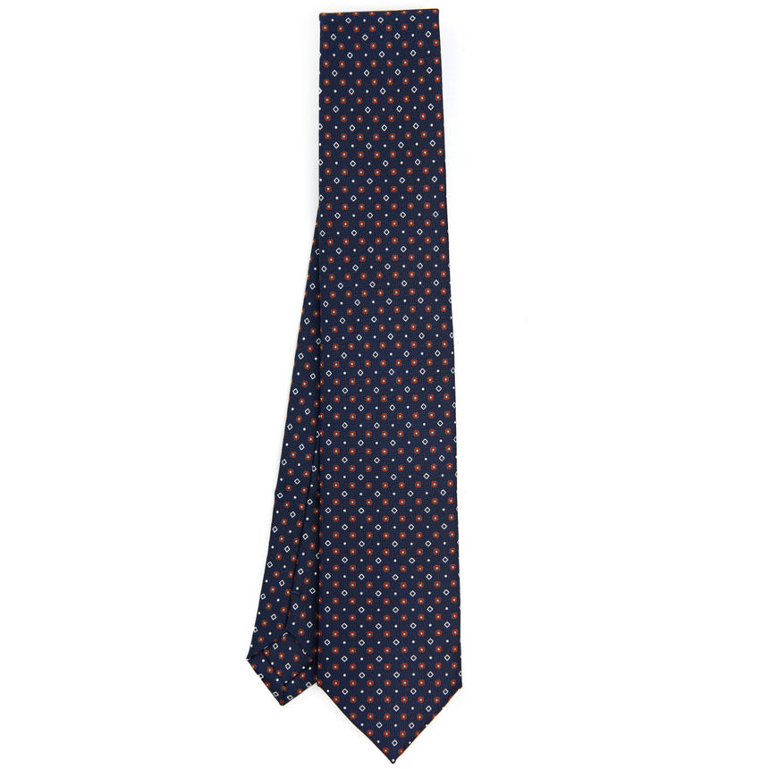DARK BLUE EXTRA LONG SARTORIAL SILK TIE