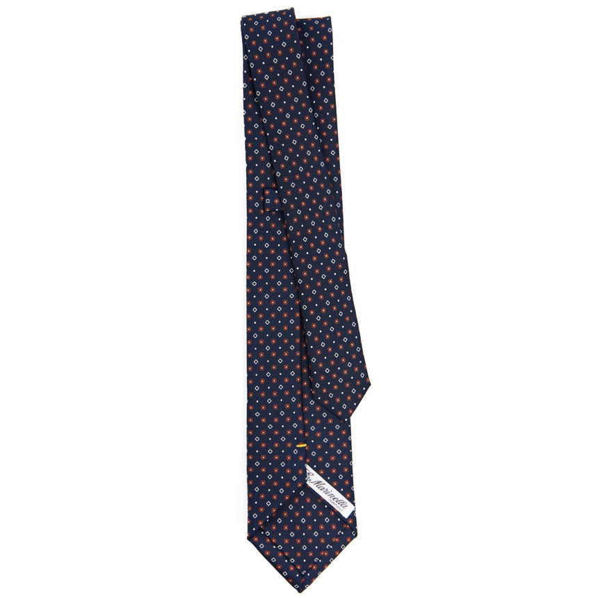 DARK BLUE EXTRA LONG SARTORIAL SILK TIE