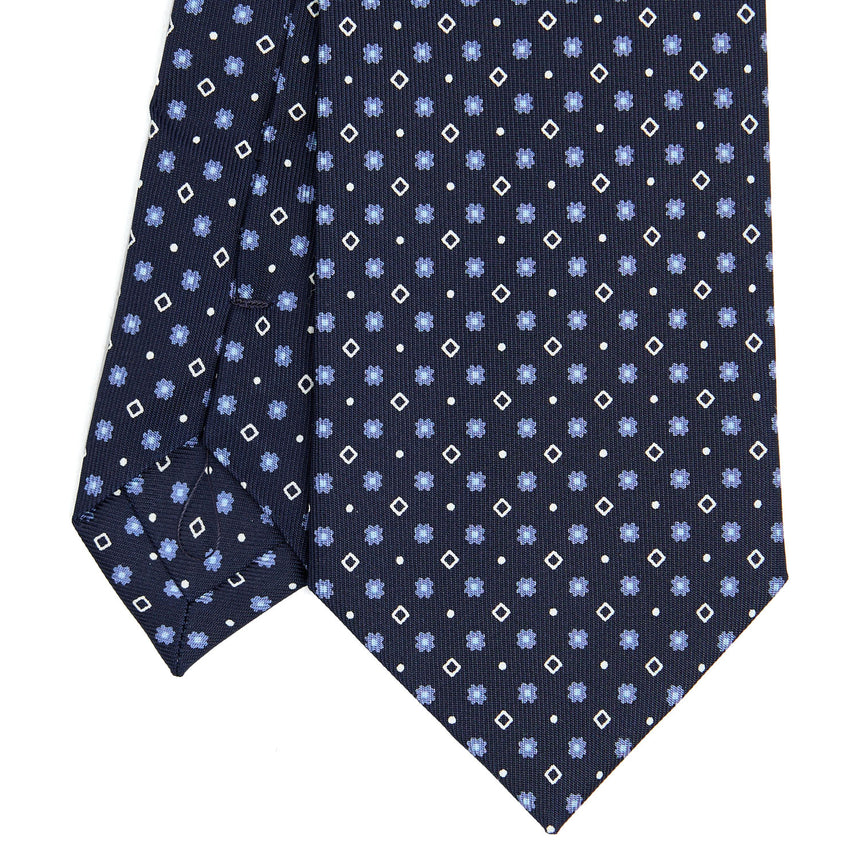 DARK BLUE EXTRA LONG SARTORIAL SILK TIE