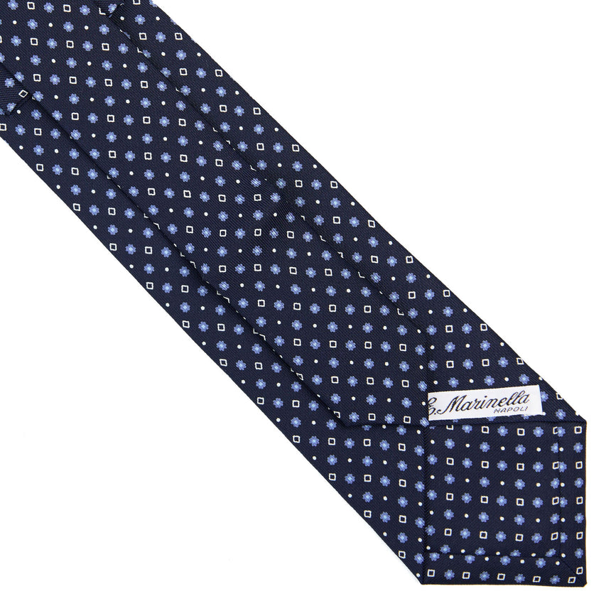 DARK BLUE EXTRA LONG SARTORIAL SILK TIE