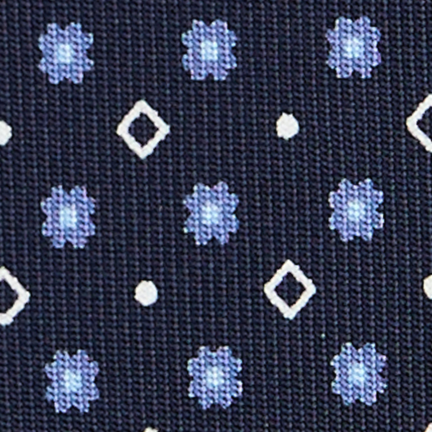 DARK BLUE EXTRA LONG SARTORIAL SILK TIE