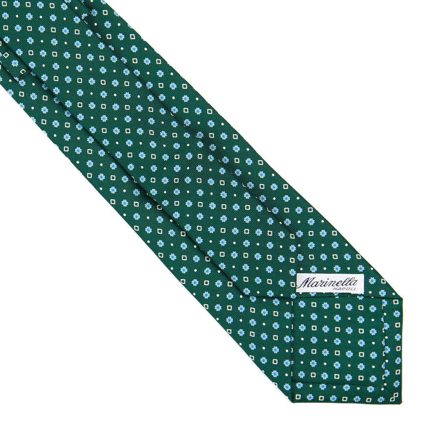 DARK GREEN EXTRA LONG SARTORIAL SILK TIE