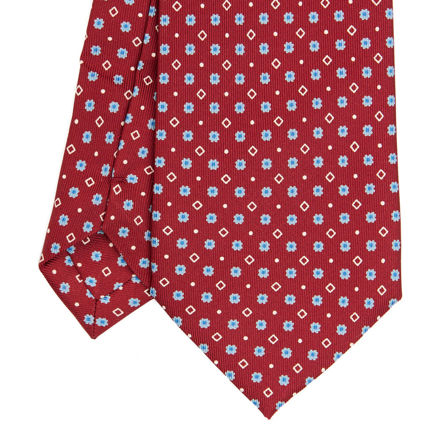 BURGUNDY EXTRA LONG SARTORIAL SILK TIE