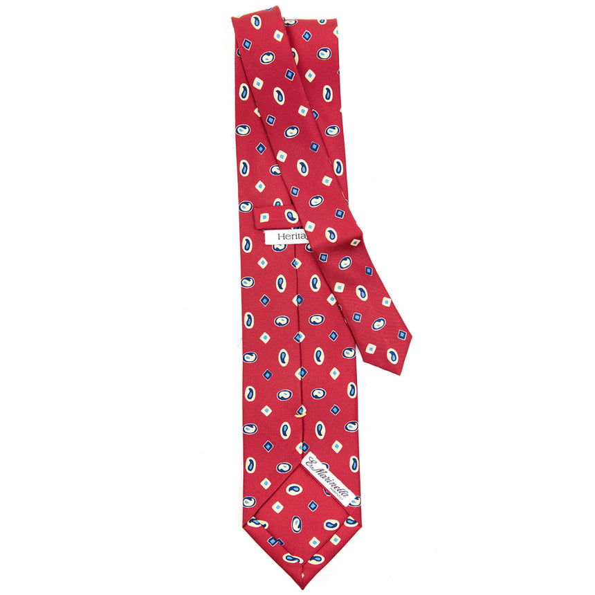BURGUNDY EXTRA LONG SILK TIE