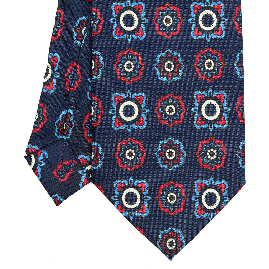 DARK BLUE EXTRA LONG SILK TIE