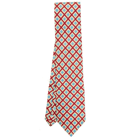 CRAVATTA SARTORIALE EXTRA LONG IN SETA ROSSA