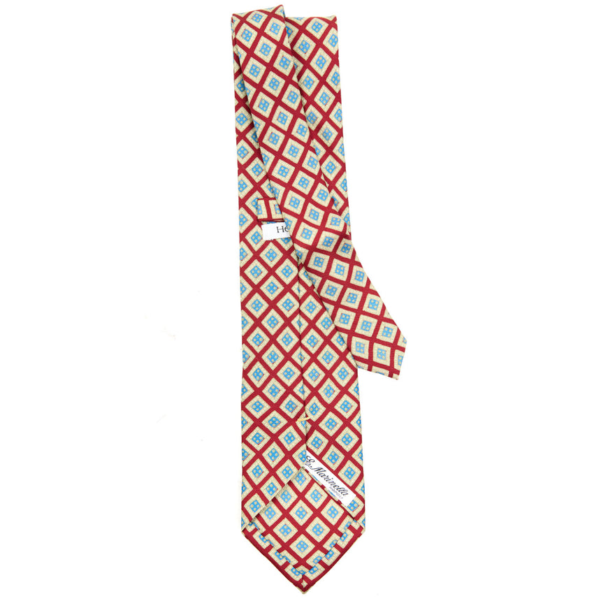 RED EXTRA LONG SILK TIE