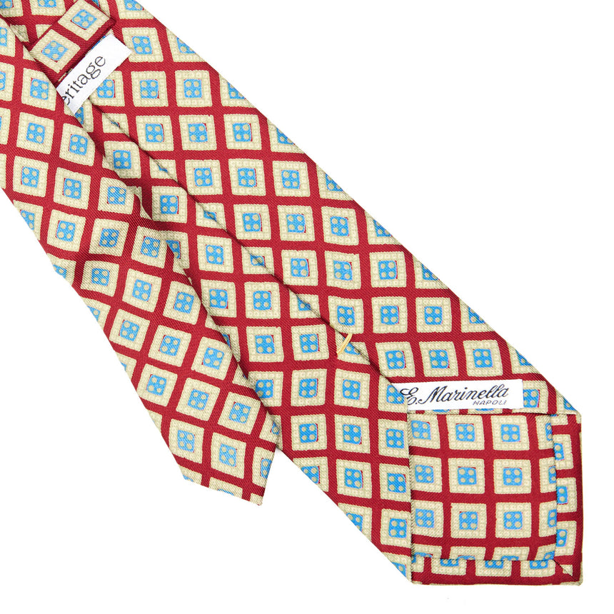 RED EXTRA LONG SILK TIE