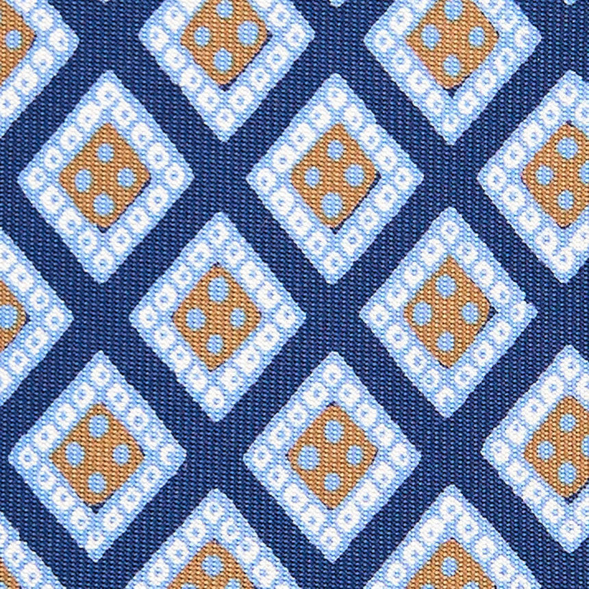 CRAVATTA SARTORIALE EXTRA LONG IN SETA BLU