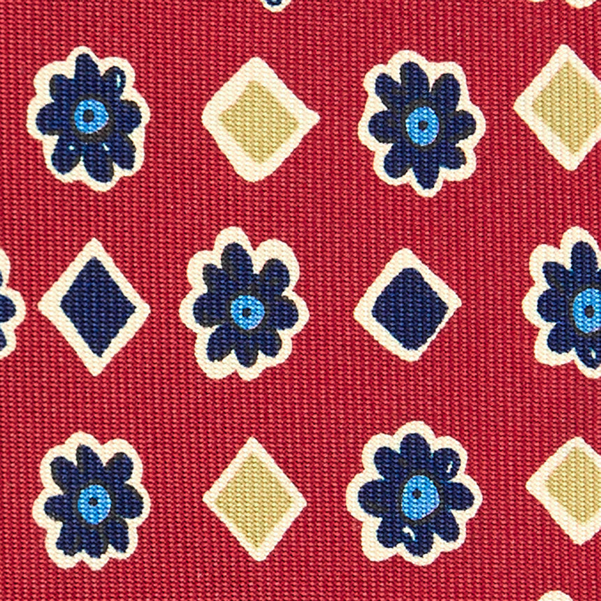 CRAVATTA SARTORIALE EXTRA LONG IN SETA BORDEAUX