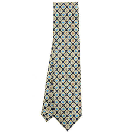 DARK BLUE EXTRA LONG SILK TIE