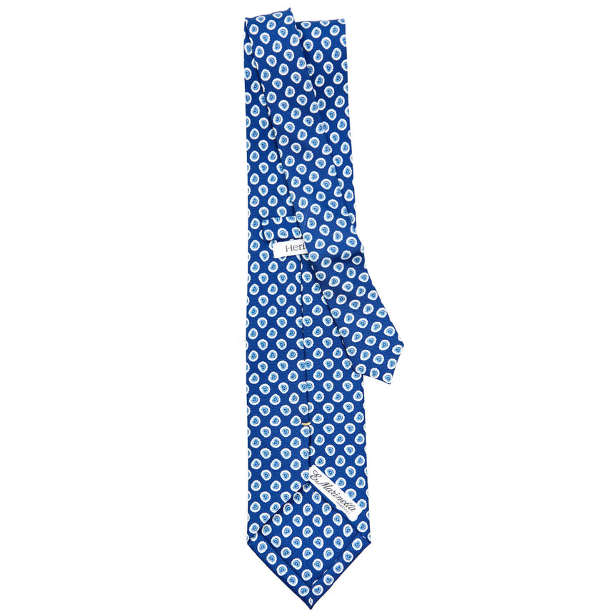 CRAVATTA SARTORIALE EXTRA LONG IN SETA BLU