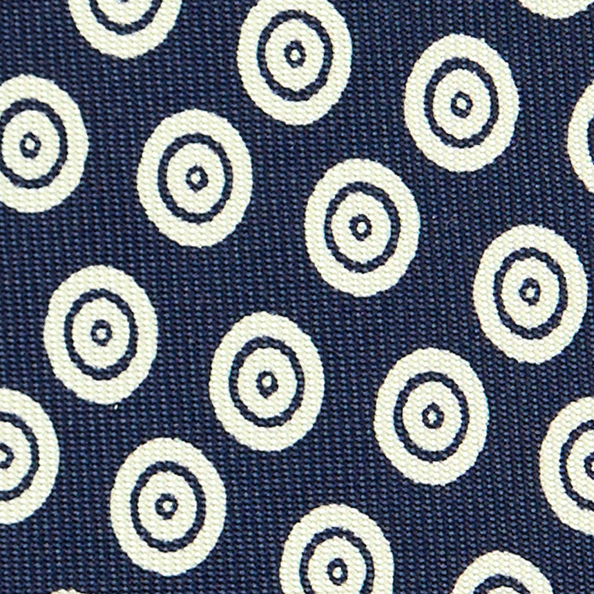 CRAVATTA SARTORIALE EXTRA LONG IN SETA BLU SCURO