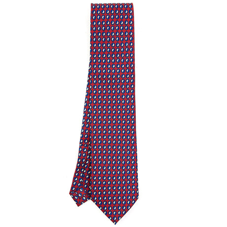 CRAVATTA SARTORIALE EXTRA LONG IN SETA BORDEAUX