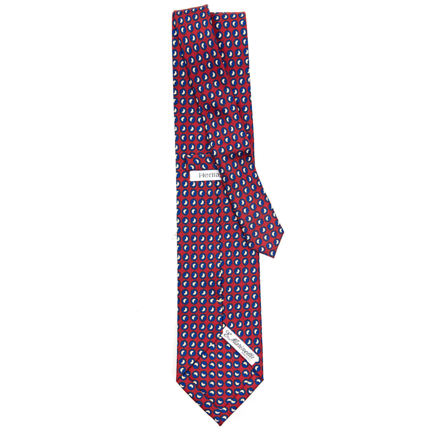 CRAVATTA SARTORIALE EXTRA LONG IN SETA BORDEAUX