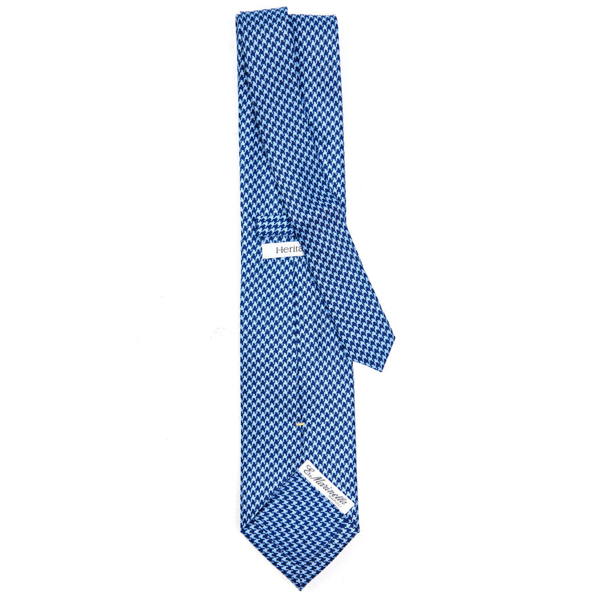 CRAVATTA SARTORIALE EXTRA LONG IN SETA BLU