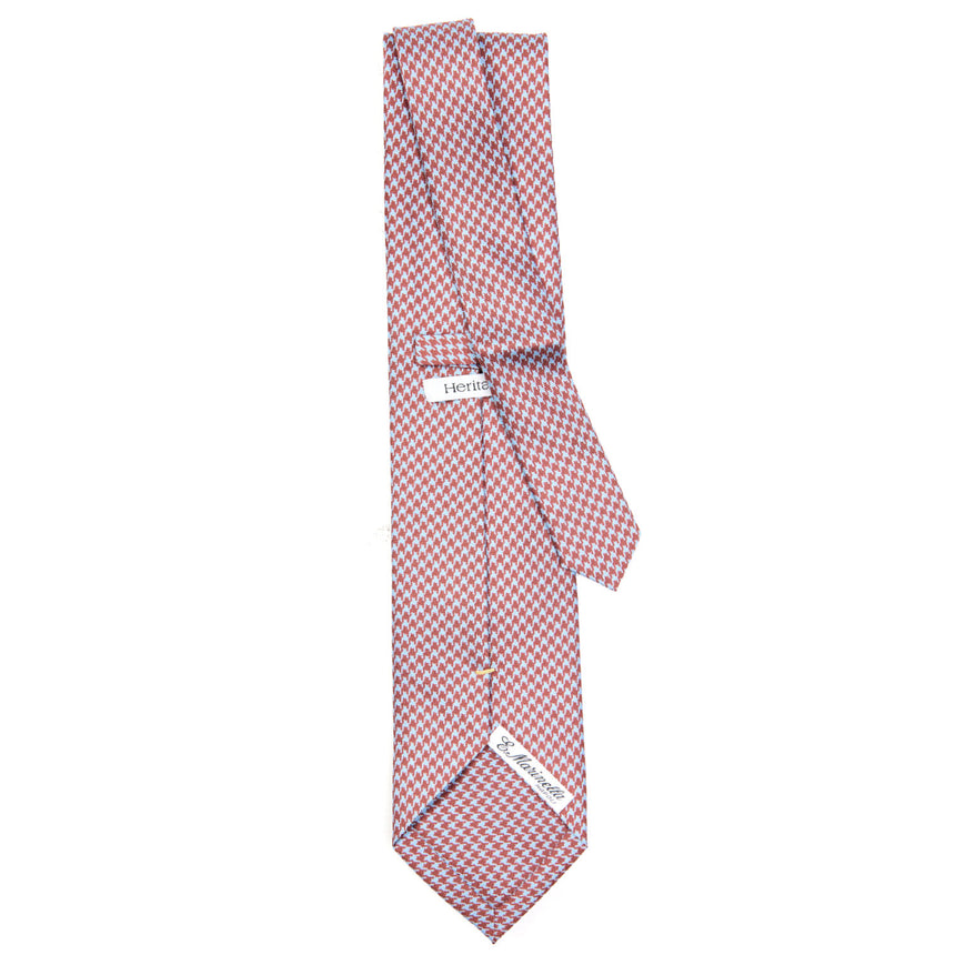 CRAVATTA SARTORIALE EXTRA LONG IN SETA MARRONE
