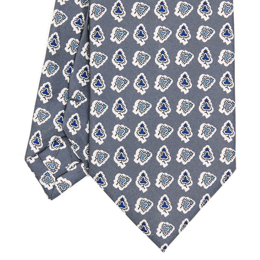 DARK GREY EXTRA LONG SILK TIE