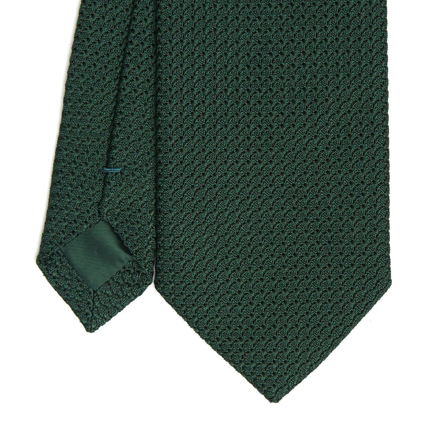 CRAVATTA SARTORIALE VERDE SCURO