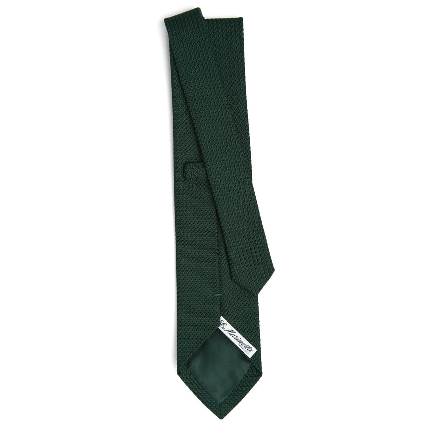 CRAVATTA SARTORIALE VERDE SCURO