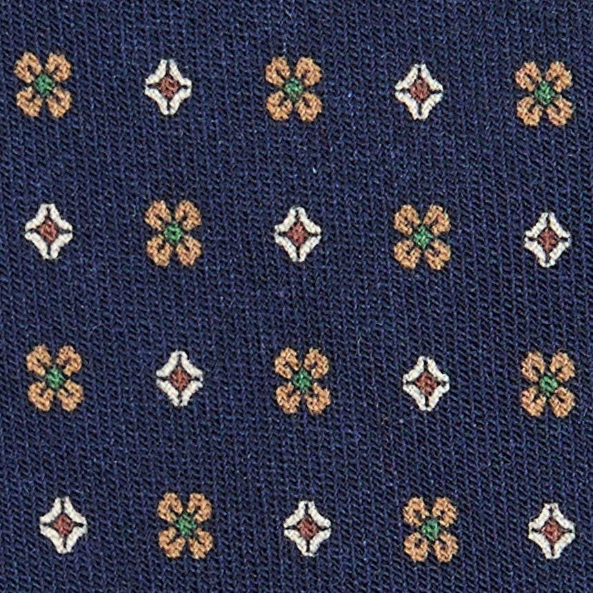 CRAVATTA CLASSICA IN LANA BLU