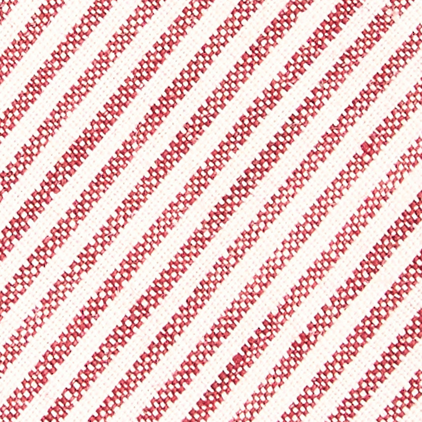 BURGUNDY SARTORIAL LINEN AND COTTON TIE