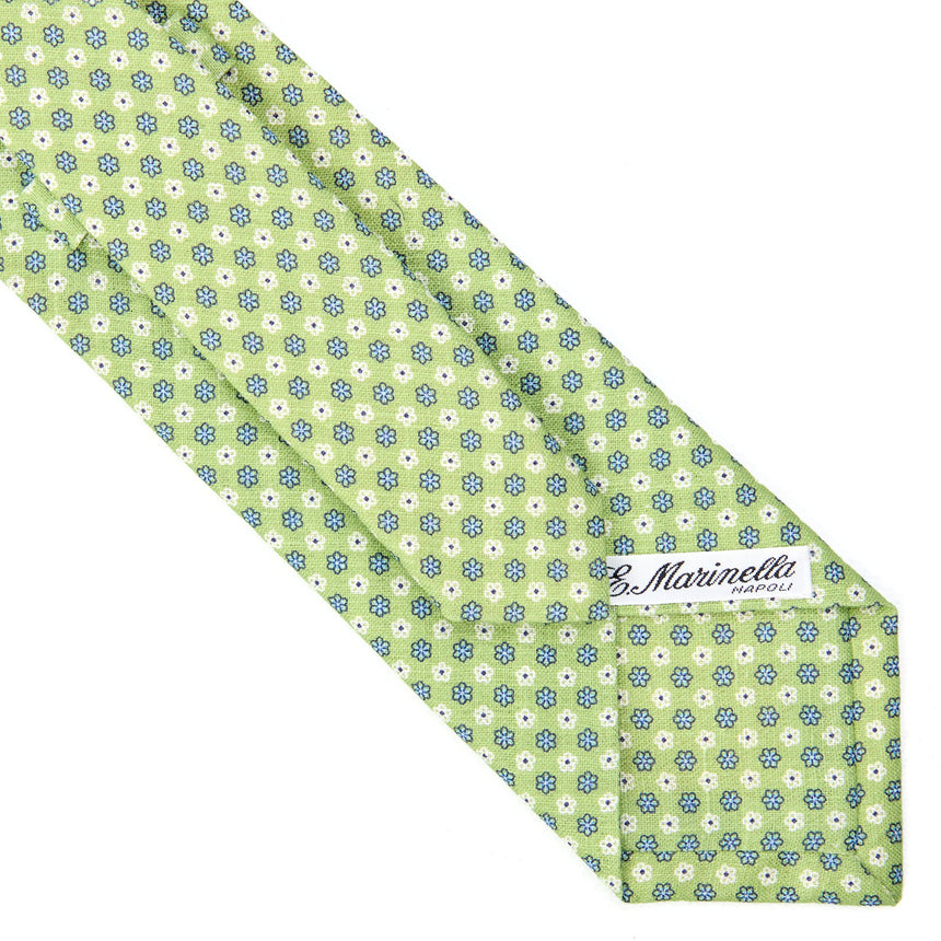 LIGHT GREEN SARTORIAL LINEN TIE