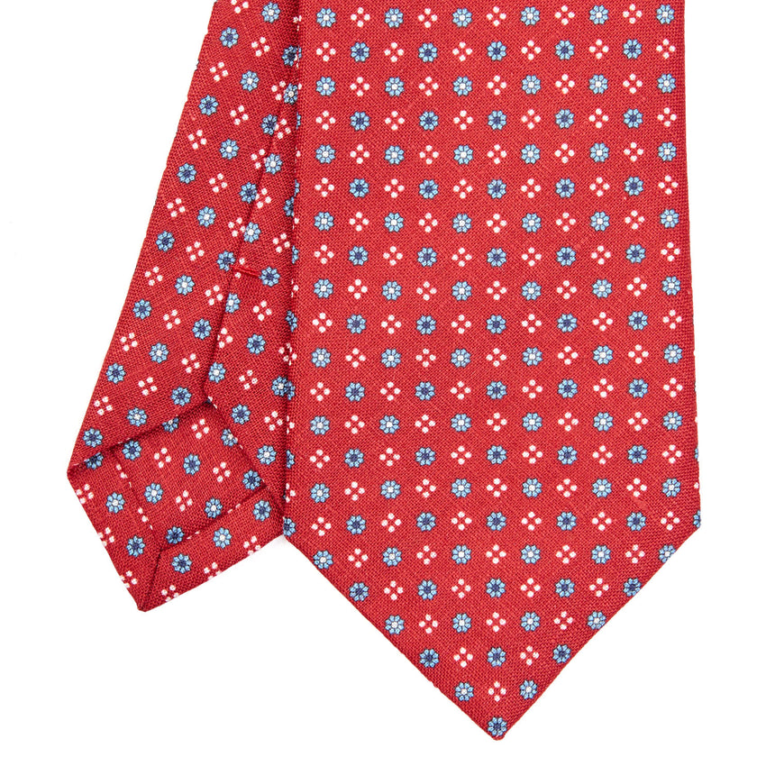 BURGUNDY SARTORIAL LINEN TIE