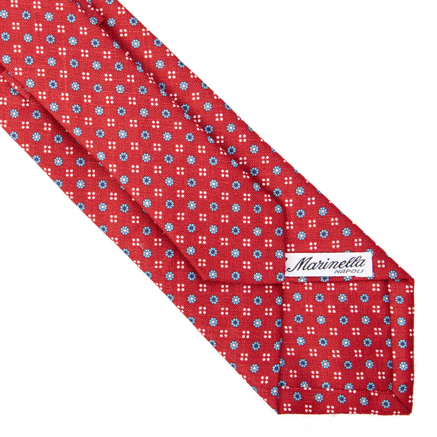 BURGUNDY SARTORIAL LINEN TIE