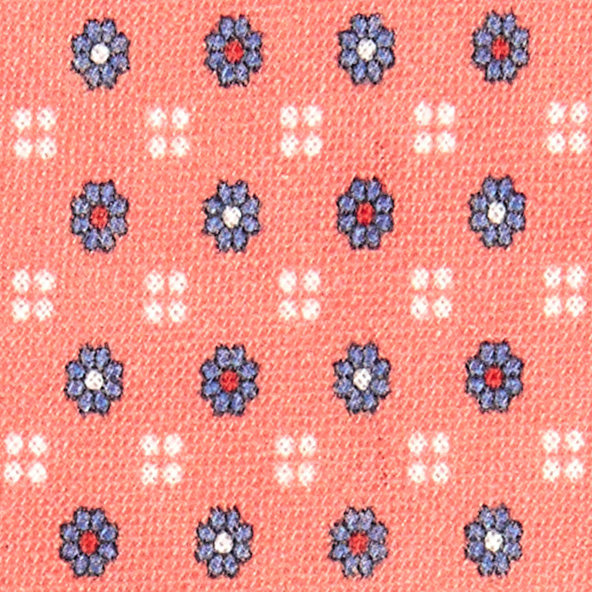 CRAVATTA SARTORIALE IN LINO ROSA