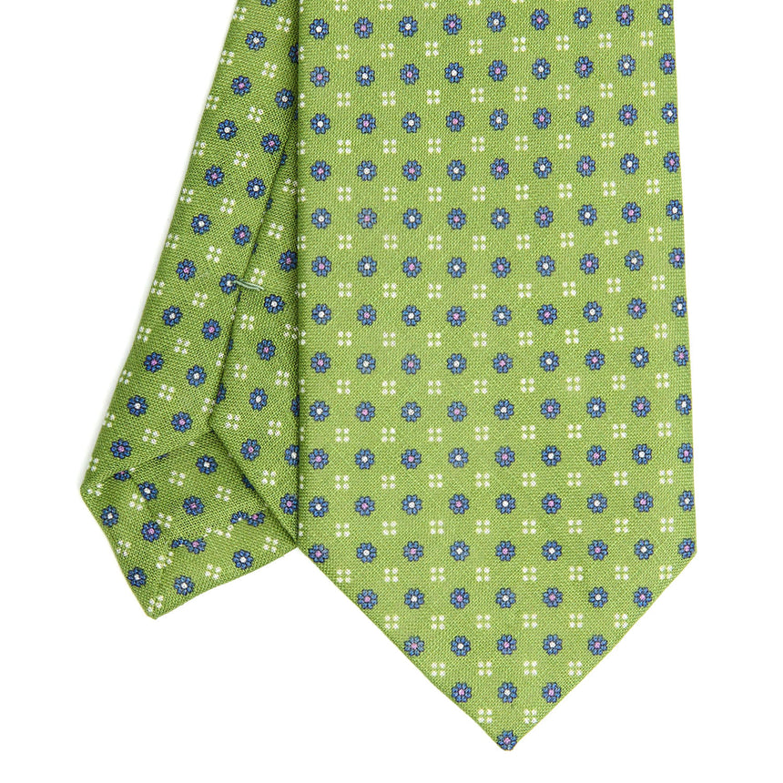 GREEN SARTORIAL LINEN TIE