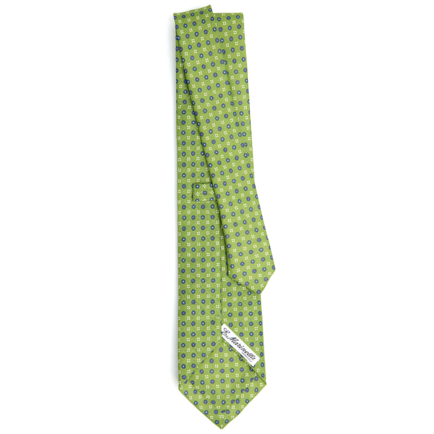 GREEN SARTORIAL LINEN TIE