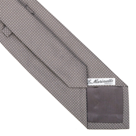 LIGHT GREY CEREMONIAL JACQUARD SILK TIE