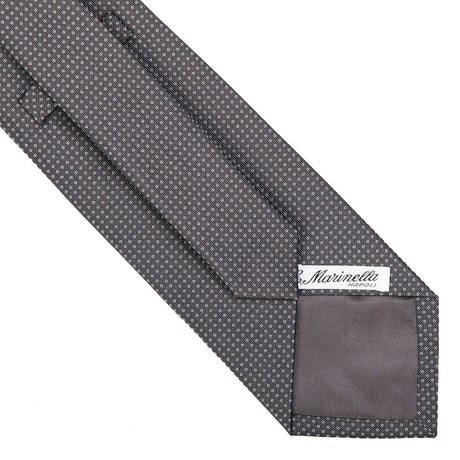 LIGHT GREY CEREMONIAL JACQUARD SILK TIE