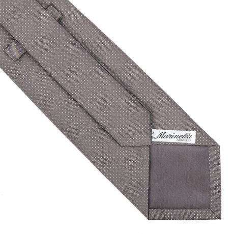 LIGHT GREY CEREMONIAL JACQUARD SILK TIE