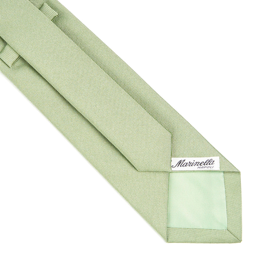 LIGHT GREEN SARTORIAL JACQUARD SILK TIE
