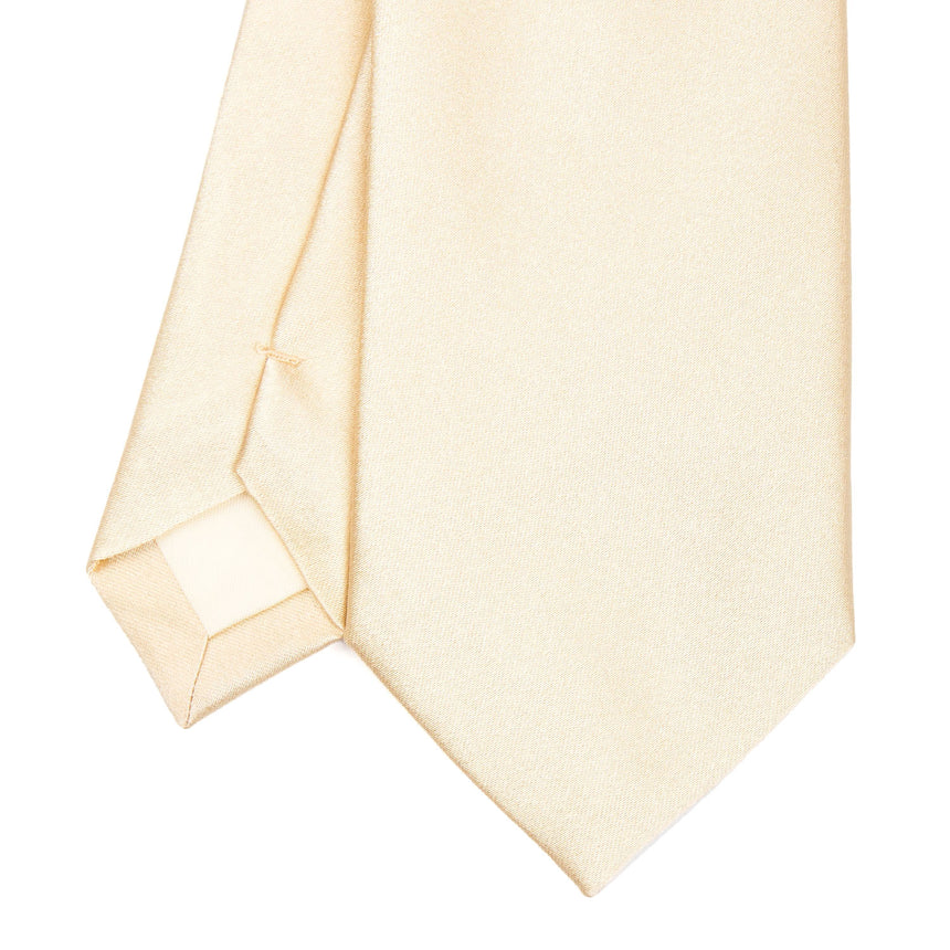 CRAVATTA CERIMONIA IN RASO DI SETA GIALLA